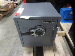 lot 250 image: SentrySafe Fireproof Safe with Dial Combination Model SFW123DSB (Scratch & Dent)