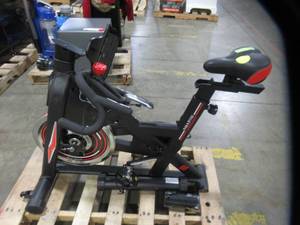 lot 253 image: DMASUN Indoor Stationary Exercise Bike (Missing Some Hardware)