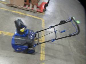 lot 7 image: Snow Joe 48-Volt Cordless Electric Snow Blower Model 24V-X2-20SB Missing Battery and Charger - Not Tested. Told It Will not stay running.