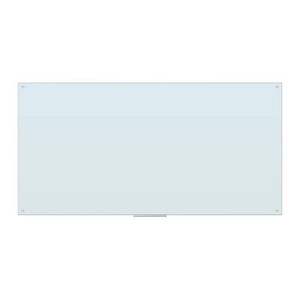lot 146 image: U Brands 47 x 96 Frameless Magnetic Glass Dry Erase Board. 1323485.