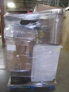 lot 147 image: MIXED PALLET (23 Pieces) OF APPLIANCES, BUILDING MATERIALS, SMALL HOUSEWARES AND MORE - RETAIL VALUE $5,257.62