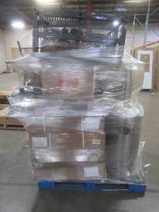 lot 151 image: MIXED PALLET (19 Pieces) OF FURNITURE, BUILDING MATERIALS AND MORE - RETAIL VALUE $2,621.35