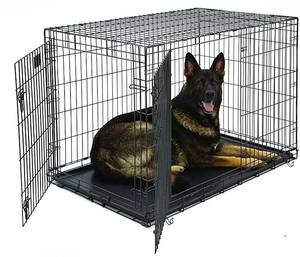 lot 263 image: MidWest Homes Single & Double Door Life Stages Dog Crate Model 1648DDU
