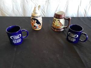 Coffee Cups and Steins