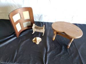 Wooden Dcor Items and SHelf