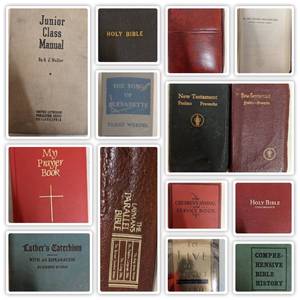 lot 11 image: Assorted Theological Books and Bibles