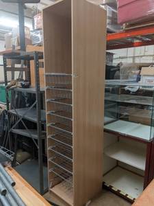 lot 26 image: Storage Closet with 9 Drawers19.5 x 23 x 93