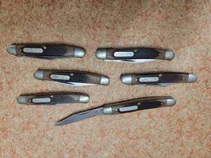 lot 78 image: 6 Vintage Old Timer Collectable Knives