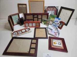 lot 141 image: Large Lot of 20 Photo Frames Multiple Sizes-Many Brand New