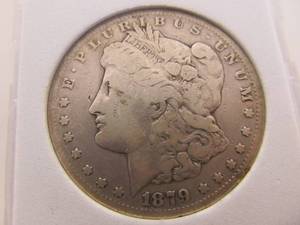 1879 CC Morgan Silver Dollar - Good