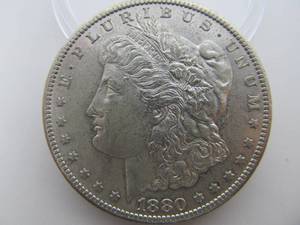 1880 S Morgan Silver Dollar - AU