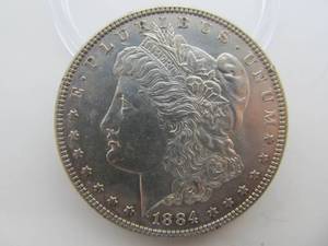 1884 Morgan Silver Dollar - BU