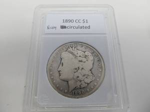 1890 CC Morgan Silver Dollar - Nicely Circulated