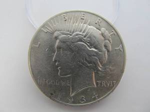 1934 S Liberty Peace Dollar - XF