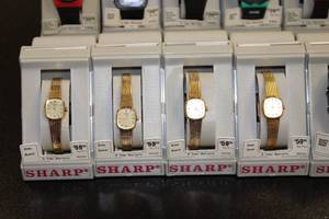 Vintage Deadstock Sharp Watch Resale Variety Lot #1  16 Watches