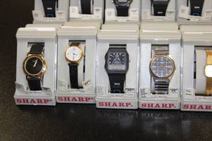 Vintage Deadstock Sharp Watch Resale Variety Lot #17  16 Watches