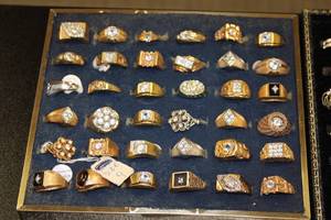 Vintage Deadstock Jewelry Ring Resale Variety Lot  170 Rings