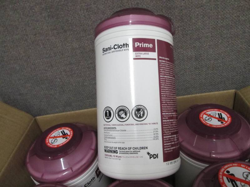Case of 6 -70ct Canisters Sani-Clot...