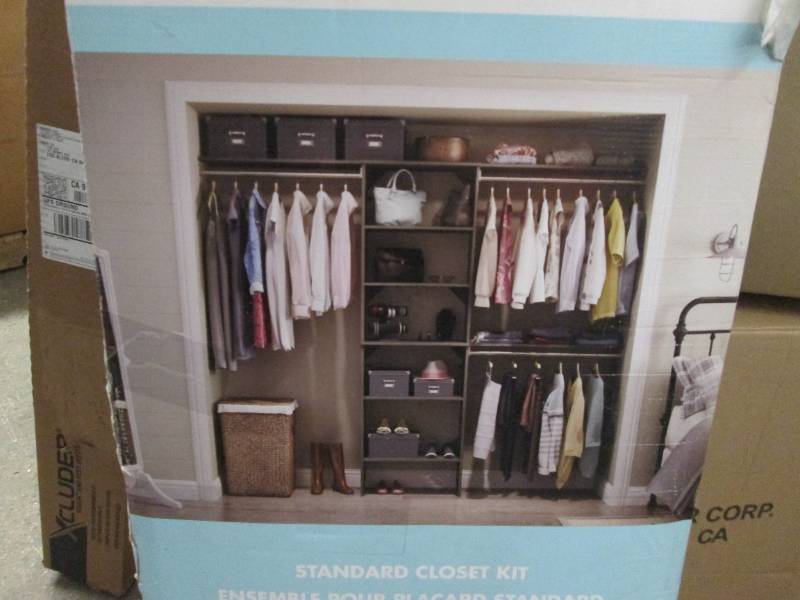 closetmaid standard closet kit ...