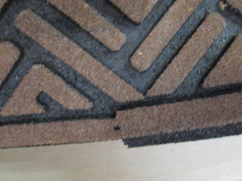 2 24 inch x 36 inch rubber welcome ...