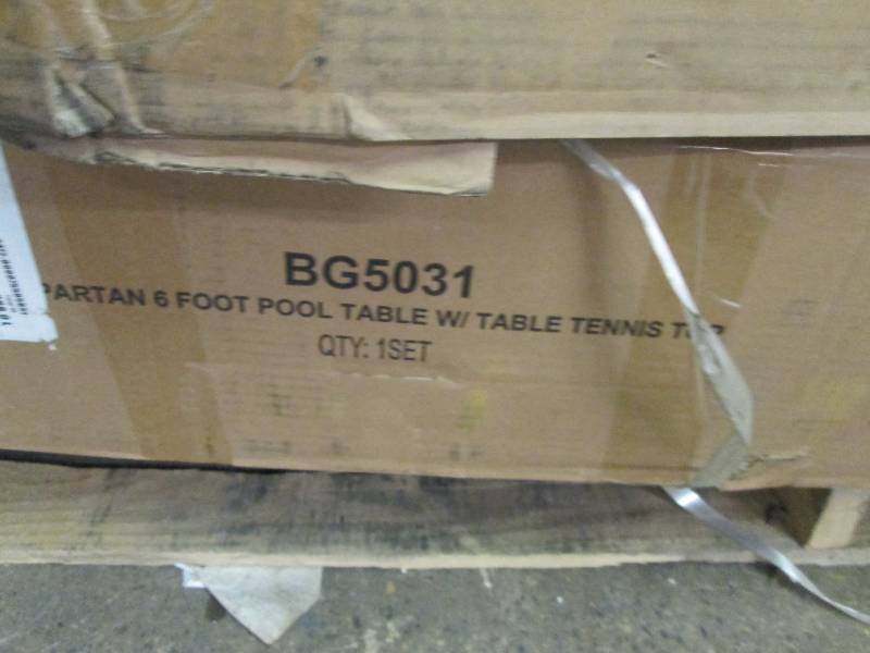pallet of pool tables and other mis...