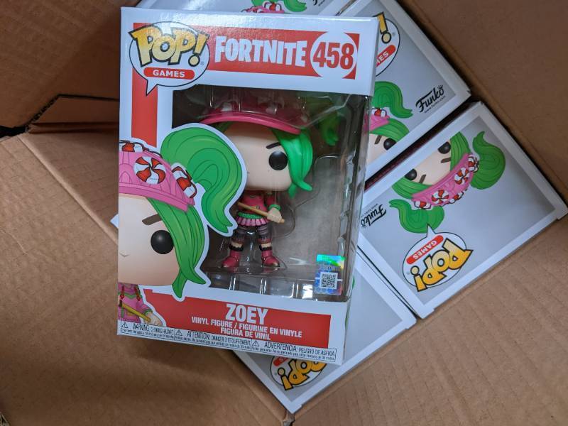 Case of 36 Funko POP Games Fortnite 458 Zoey Vinyl Figurine (2018)