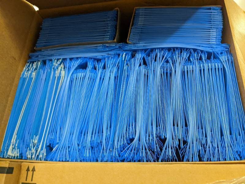 Pallet Lot of Colored Standard Size...