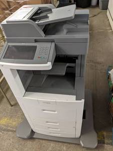 Lexmark PrinterCopier X658de No Co...