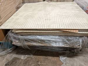 2 Pallets stacked together of Peg b...