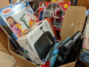 Pallet Box Of Misc. (Toys, Heater, ...