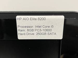 lot 1 image: HP AIO Elite 8200 Desktop Computer