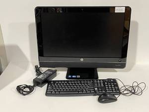 lot 2 image: HP AIO Elite 8200 Desktop Computer