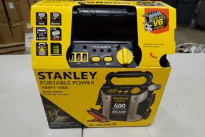 lot 65 image: Stanley JumpIt 600 Amp Portable Jump Starter