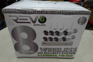lot 79 image: Revo Wireless 8 Channel HD Security System - 1080P, 1TB