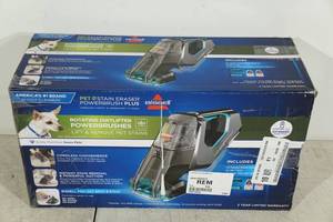 lot 95 image: Bissell Pet and Stain Eraser Powerbrush Plus Carpet Cleaner