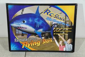 lot 107 image: New&nbspRemote Control Flying Shark Toy - 57 Long x 36 Tall