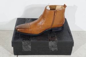 lot 154 image: New&nbspShoeVance Mens Faux Leather Cap Toe Loafers - Size 9.5