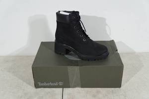 lot 164 image: New&nbspTimberland Kinsley 6 Womens Black Nubuck Boots - Size 6.5M