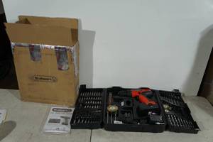 lot 177 image: Stalwart 89 Piece 18V Cordless Drill Tool Set