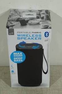 lot 184 image: iLive Portable Fabric Wireless Bluetooth Speaker