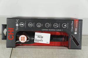 lot 198 image: Chi 1 Ceramic Rotating Curler - Matte Black