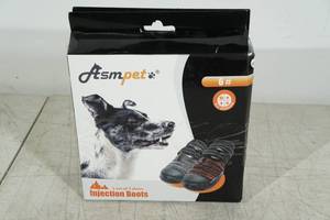 lot 205 image: AsmPet Injection Doggy Boots - #6 - Lab, Airedale Terrier
