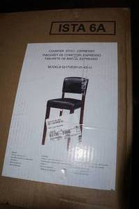 lot 223 image: New&nbspLinon Counter Height Stool - Espresso