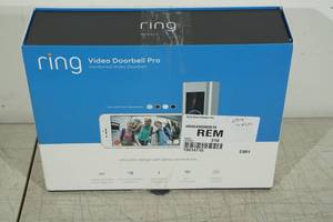 lot 238 image: Ring Video Doorbell Pro Hardwired Wi-Fi Video Doorbell