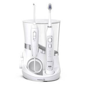 lot 8 image: WaterPik Complete Care 5.0 White Flosser and Toothbrush