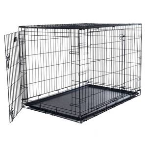 lot 16 image: Petmaker Medium 2 Door Foldable Dog Crate