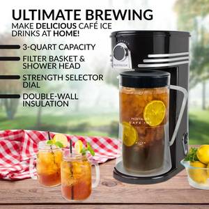 lot 23 image: Nostalgia Ice Brew Tea and Coffee Maker