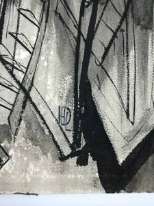 Frank Lloyd Wright student original painting.