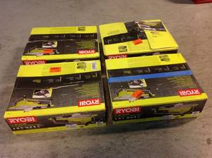 Lot of RYOBI 7 in. 4.8 Amp Tabletop Tile Saw Customer Returns See Pictures