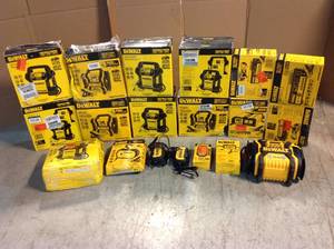 Lot of Dewalt Portable Power Various Models and Conditions See Pictures